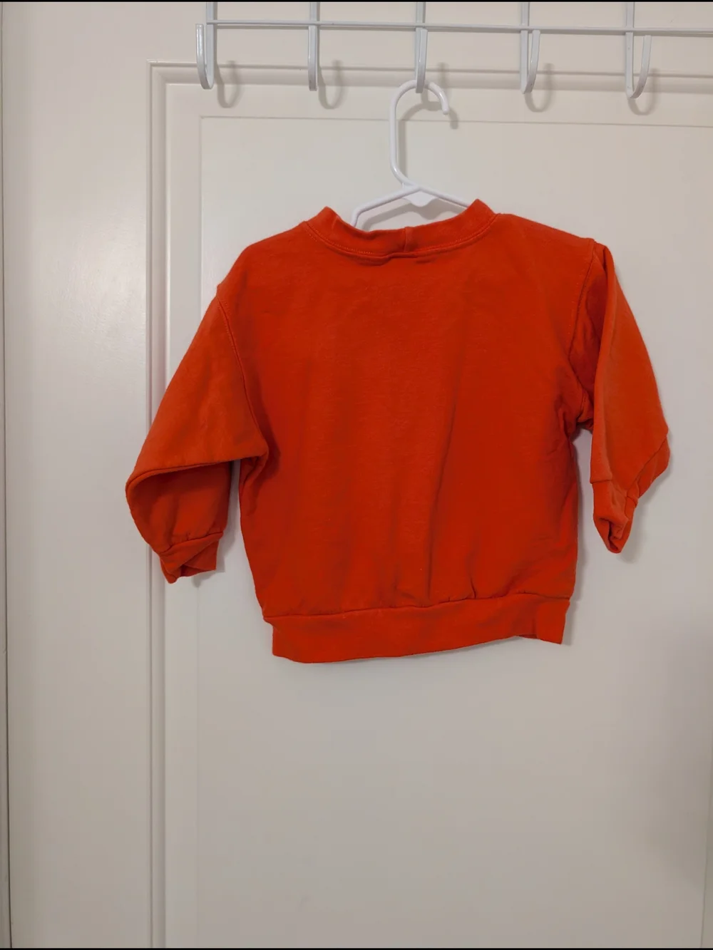Vintage OshKosh B'gosh Bright Orange Kids Crewneck Sweatshirt Size 2T